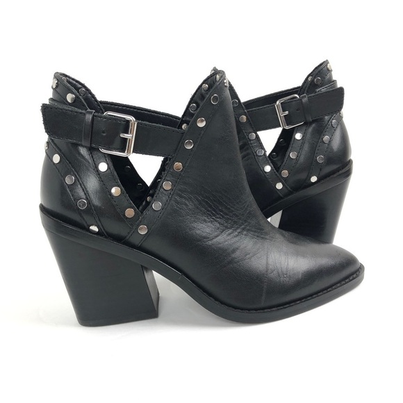 NWOB Aldo black studded ankle boot - Picture 5 of 11